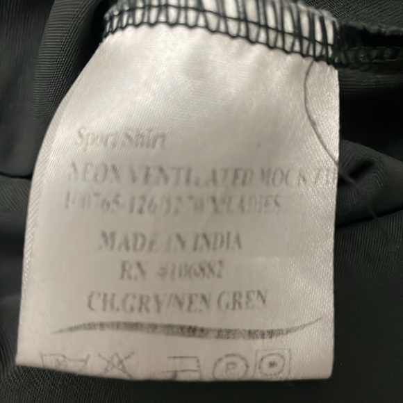 Women’s size XS TuffRider lightweight charcoal gray and neon green jacket - Picture 8 of 9